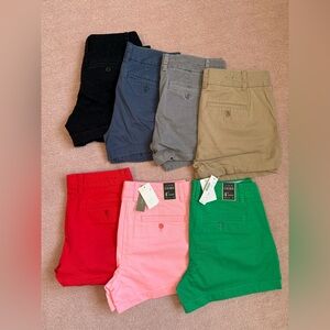 J. Crew Chino Shorts bundle (7 pairs) - size 4